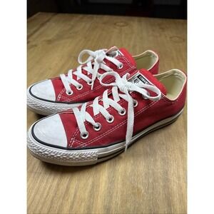 Converse Chuck Taylor All Star Low Red M6/W8 Men's Women's Street Skate Shoes